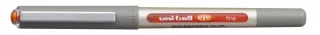 Uni-ball Eye Fine UB-157 Boligrafo de Tinta Liquida - Punta de Bola 0.7mm - Tinta Resistente al Agua y Luz - Sistema de Control de Tinta - Color Naranja · Pack de 12 uds.