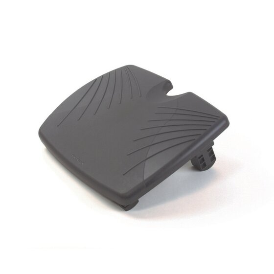 Kensington SoleRest Reposapies con Plataforma de 45x35cm - Diseño Robusto y Duradero - Altura Regulable - Superficie Antideslizante - Color Gris Grafito