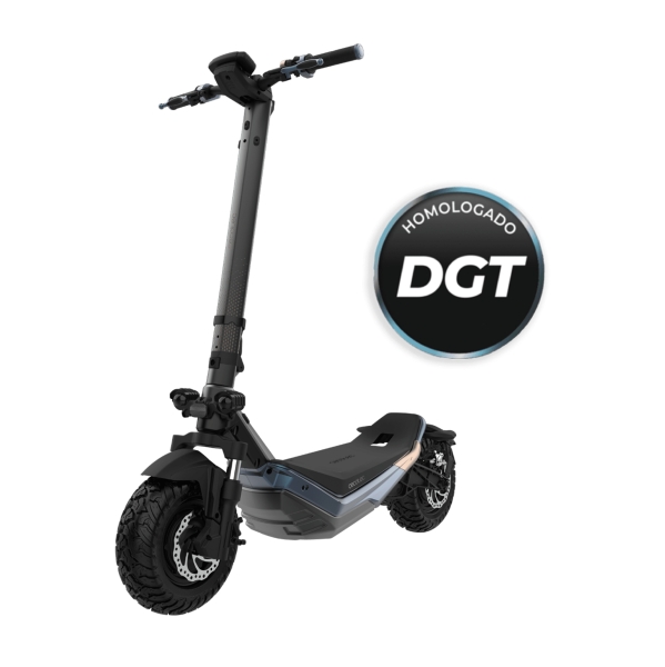 Cecotec Bongo Serie Doble Z 75 Patinete Electrico - 2200W - Autonomia 75km - Ruedas 10.5" - Homologado por la DGT - Doble Suspension - Frenos de Disco y E-ABS - Velocidad 25km/h - Color Negr