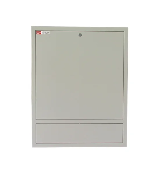 WP RWN-02601-W Armario Mural Vertical 4U - Cerradura de Seguridad con Llave Tubular - 600x150x750mm - Color Blanco