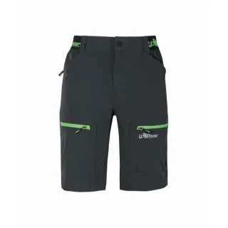 Upower Ares Bermudas de Trabajo con Corte Jogging - Talla 2XL - Multibolsillos con Cremallera y Velcro, Proteccion Lumbar, Cinta Reflectante, Impermeables - Color Gris Asfalto Verdoso