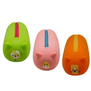 Bismark Animals Portatodo de Silicona Squeezy - 1 Compartimento - 3 Diseños Diferentes · Pack de 8 uds.