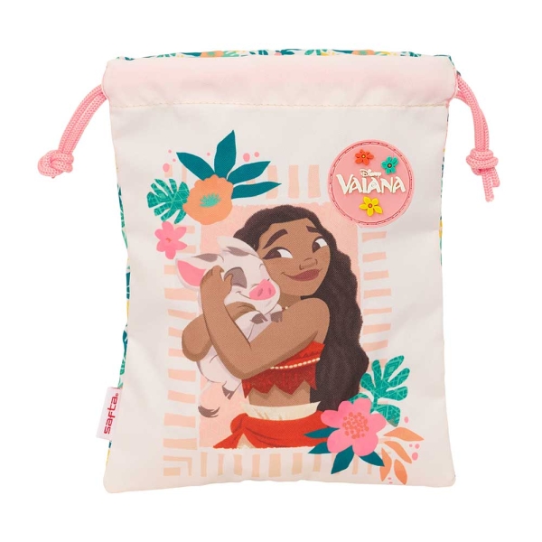Safta Vaiana Minisaco con Cordon de 1L - 200x250mm - Color Verde