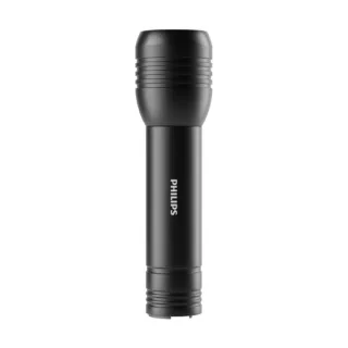 Philips Linterna LED - Funcion Powerbank - IPX4 - 200 Lumenes - Recargable - Color Negro