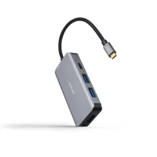 Nanocable Hub USB-C 3xUSB3.0+USB-C+USB-C PD 15cm