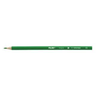 Milan Unicolor Lapices de Color Verde Oscuro - Triangular - Color Verde Oscuro · Pack de 12 uds.