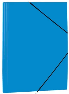 Mariola Carpeta de Polipropileno con Solapas 450 Micras - Formato Folio - Medidas 34x25cm - Cierre con Goma Elastica - Color Azul · Pack de 12 uds.