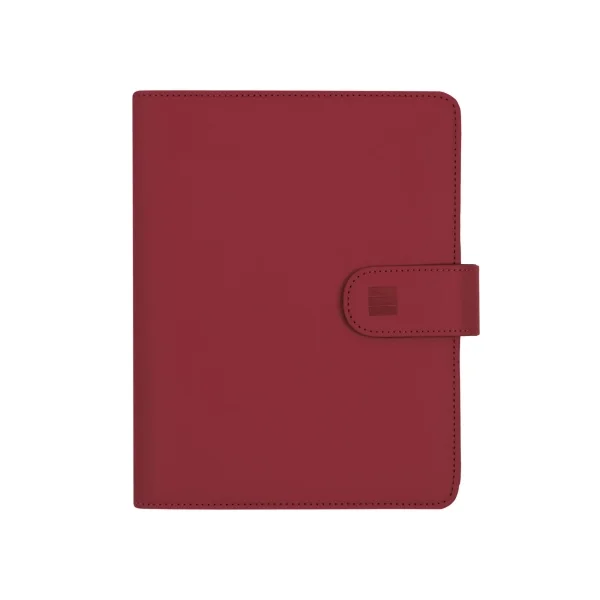 Finocam Open Troya Agenda Organizador - Anual 2026 - Formato 500 - 165x40x210mm - Semana Vista en Vertical - Color Burdeos