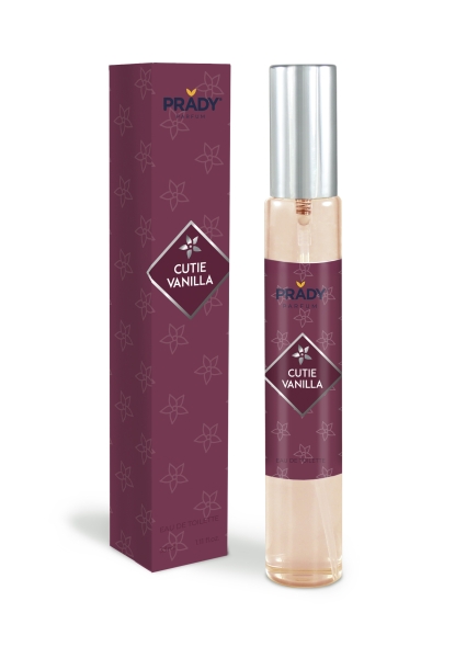 Prady Colonia Unisex Cuttie Vanilla - Frasco de 33 ml - Spray Pulverizador