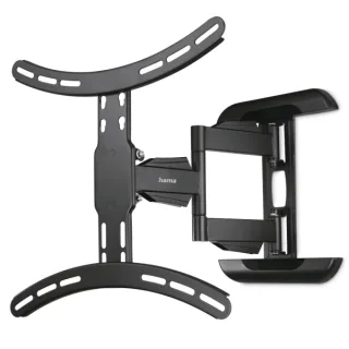 Hama Soporte de Pared para TV hasta 65" - Peso Max 35kg - Inclinable - Giratorio - VESA 400x400mm - Acero - Gestor de Cables - Nivel de Burbuja - Color Negro