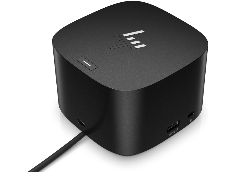 HP Thunderbolt Dock G4 120W Thunderbolt 4 con 13 Puertos - Soporta hasta 4 Monitores 4K - Ethernet 2x Velocidad - Gestion Remota Intel vPro - Alimentacion hasta 100W via USB‑C - Color Negro
