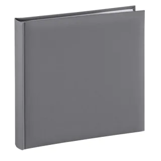 Hama Fine Art Album de Fotos - 80 Paginas Blancas - Tapa de Papel - 30x30cm - Color Gris