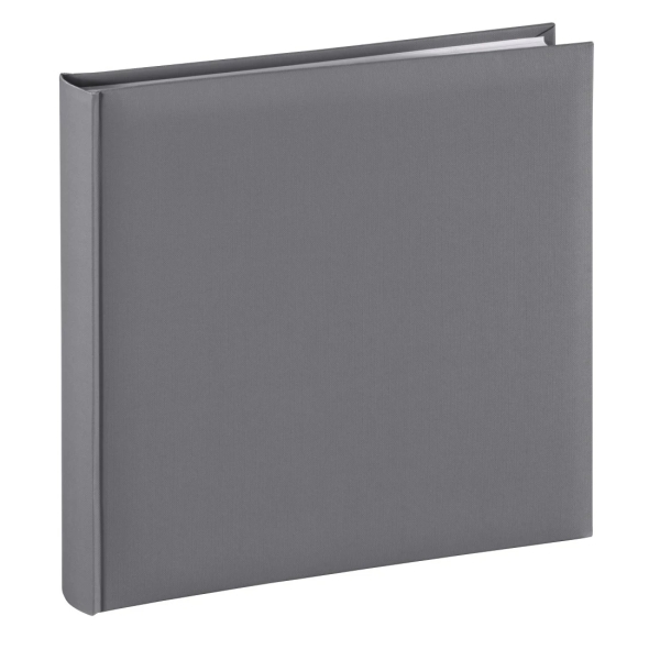 Hama Fine Art Album de Fotos - 80 Paginas Blancas - Tapa de Papel - 30x30cm - Color Gris