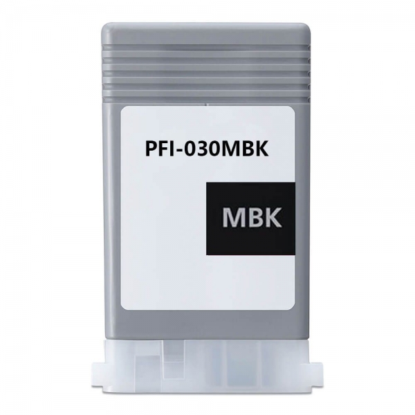Canon PFI030 Negro Mate Cartucho de Tinta Pigmentada Generico - Reemplaza 3488C001/PFI-030MBK