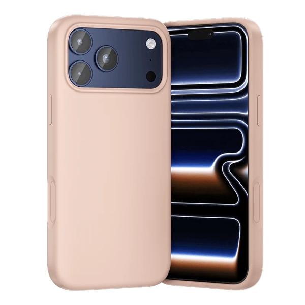 Vention Funda de Silicona para Iphone 17 Pro Max - Anillo Magnetico MagSafe - Compatible con Carga Inalambrica - Color Rosa