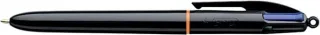 Bic 4 Colours Pro Boligrafo de Bola Retractil - Punta de 1mm - Trazo de 0.4mm - Tinta con Base de Aceite - Cuerpo Negro - 4 Colores · Pack de 12 uds.