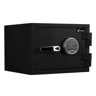 Cromad E14450 Caja Fuerte - Certificacion Europea ECB.S Nivel S2 - Cerradura Electronica con Teclado EASTHOUSE - Acero Macizo de Alta Resistencia - Sistema de Doble Bulon - 250x370x310mm