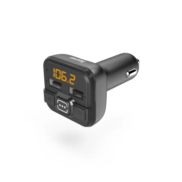 Hama Transmisor FM para Coche - Entrada USB - Color Negro