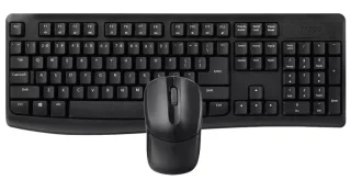 Rapoo X1800Pro Pack Teclado + Raton Inalambricos - 2.4GHz - Raton 1000 DPI - Autonomia hasta 12 Meses - Color Negro