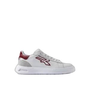 Upower Lilas Calzado de Seguridad Bajo - Talla 35 - Proteccion OB SR, Diseño Ergonomico, Suela Antideslizante - Color Blanco/Rojo