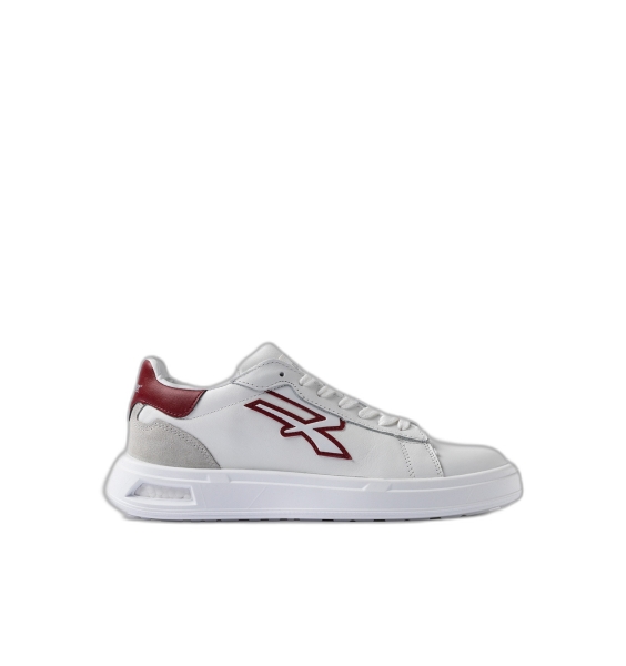 Upower Lilas Calzado de Seguridad Bajo - Talla 35 - Proteccion OB SR, Diseño Ergonomico, Suela Antideslizante - Color Blanco/Rojo