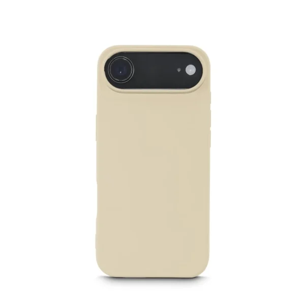 Hama Fantastic Feel Funda para iPhone Air - Antiadherente Anti-Suciedad - Poliuretano Termoplastico - Color Beige