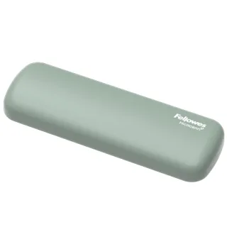 Fellowes Breyta Reposamuñecas para Raton - Proteccion Antibacteriana Microban - Revestimiento Antipolvo - Tacto Suave - Soporte Ergonomico - Alivio del Dolor - 18x6x1.75cm - Color Verde Salv