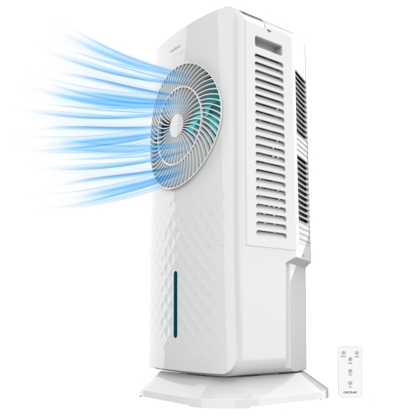 Cecotec EnergySilence 3500 Cool Compact Smart Climatizador de 3.5L - 65W - Control Tactil y Remoto - 3 Velocidades y 2 Modos - Oscilacion de 70º - Temporizador 12h - Formato Compacto - Color