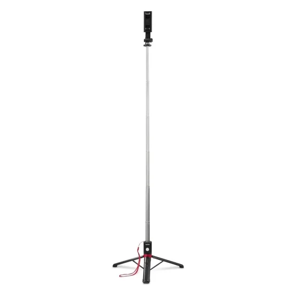 Hama Fancy Stand 110 II Palo Selfie con Tripode - Disparador Bluetooth 5.3 - Aluminio y Plastico - Extensible hasta 110cm - Color Negro