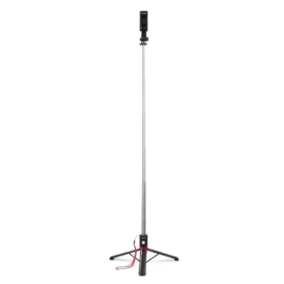 Hama Fancy Stand 110 II Palo Selfie con Tripode - Disparador Bluetooth 5.3 - Aluminio y Plastico - Extensible hasta 110cm - Color Negro