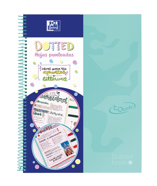 Oxford School Touch Europeanbook Dotbook A4+ - Tapa Extradura - Dots 5x5 - 80 Hojas · Pack de 5 uds.