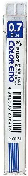 Pilot Pack de 6 Minas para Portaminas Color Eno H-197 0.7mm - Minas Color Azul