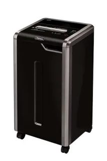 Fellowes 325i Destructora de Papel Manual Corte en Tiras P-2 - Destruye hasta 26 Hojas - Papelera de 83L - Color Negro