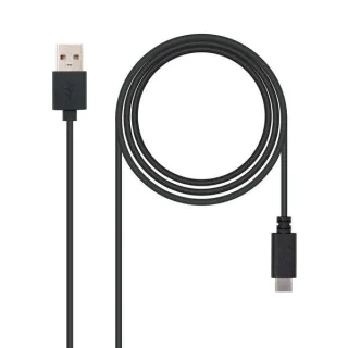 Nanocable Cable USB 2.0 3A Tipo USB-C/M-A/M 2 M