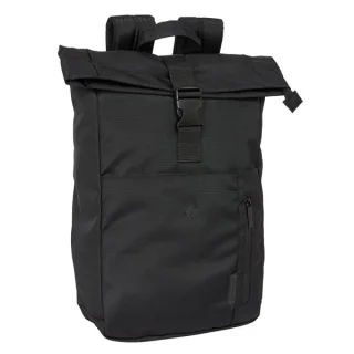 Safta F.C.Barcelona Premium Mochila para Portatil hasta 15.6" - Cremallera - Interior Acolchado - Correas Ergonomicas - Asa Forrada - Capacidad 15.3 Litros - 280x130x420mm - Color Negro