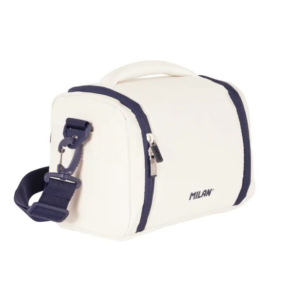 Milan 430 Since 1918 Bolsa Isotermica Porta Alimentos de 5L - Gran Capacidad - Apertura Total - 24.5x20x16cm - Color Beige