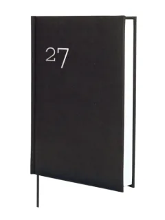 Finocam Dynamic Milano Agenda Profesional - Anual 2027 - 1 Dia por Pagina - Formato Y10 - 140x204mm - Cinta Punto - Tapa Dura Acolchada - Esquinas Microperforadas - Papel de 80g/m2 - Color N