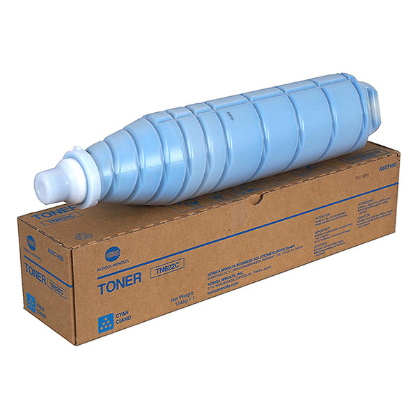 Konica Minolta TN622 Cyan Cartucho de Toner Original - A5E7450/TN622C