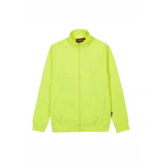 Upower Sotra Sudadera de Trabajo sin Capucha - Talla 2XL - Cremallera, Polialgodon Perchado, Diseño Ergonomico, Puños y Dobladillo Elastico, Bolsillos Laterales, Proteccion DPI1 - Color Amar