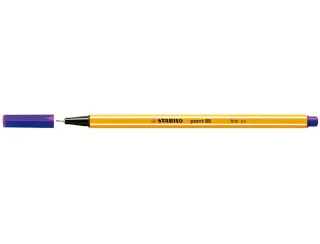 Stabilo Point 88 Rotulador de Punta Fina de Fibra - Trazo de 0.4 mm - Tinta con Base de Agua - Color Violeta · Pack de 10 uds.