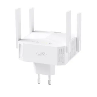 XO TX01 Repetidor WiFi - Doble Banda 2.4 y 5GHz - 300Mbps en 2.4GHz - 867Mbps en 5GHz - Antena Externa Omnidireccional - Enchufable - Color Blanco