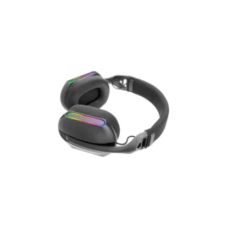 Mars Gaming MHW-PRO Auriculares Gaming Bluetooth 5.3 - Sonido 3D Envolvente 7.1 - Controles Integrados - Microfono Dual - Iluminacion ARGB - 76x200x187mm - Color Negro