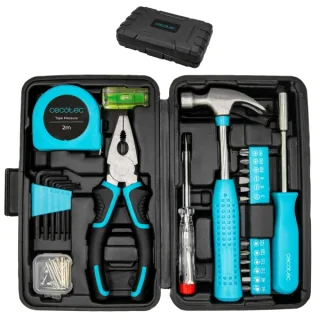 Cecotec ToolBox EasyGo Juego de Herramientas - 68 Piezas - Incluye Accesorios - Color Negro