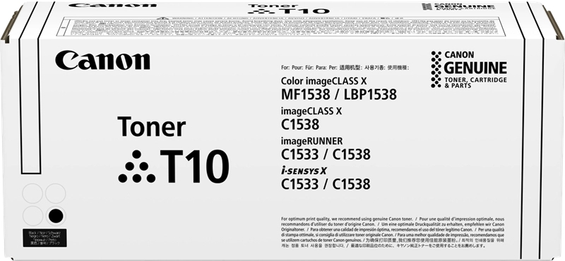 Canon T10 Negro Cartucho de Toner Original - 4566C001