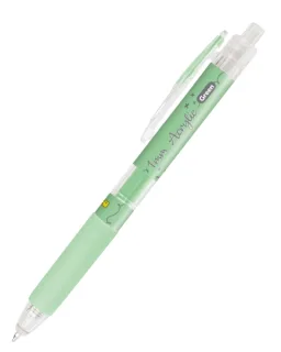 Online Boligrafo Retractil - Tinta Acrilica - Punta Fina de 1mm - Color Verde · Pack de 6 uds.