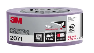3M Cinta de Enmascarar para Superficies Delicadas - 48mm x 50m - Color Lavanda