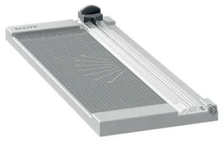 Leitz Precision Home A4 Cizalla para Corte Papel - Corta hasta 8 Hojas - Para Formato A4 - Cabezal de Corte con Cuchilla Fija - Color Gris