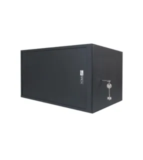 WP RWS-12506-B Armario Mural de Seguridad 12U - Puerta Corrediza - Antirrobo Clase RC4 - 560x600x592mm - Color Negro