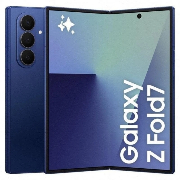 Samsung Galaxy Z Fold 7 Smartphone Plegable Pantalla 8" - Pantalla Exterior 6,5" - 12GB - 512GB - Camara 200MP - Bateria 4400mAh - Color Azul