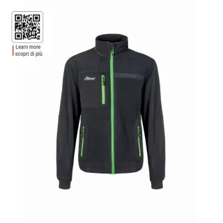 Upower Venus Sudadera Polar con Cremallera - Talla 2XL - Alta Transpirabilidad, Acabados Hot Press, Tres Bolsillos con Cremallera, Proteccion DPI1 - Color Gris Asfalto Verdoso